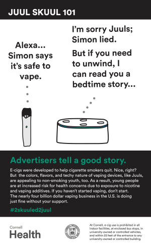 JUUL Advertisers tell a good story poster